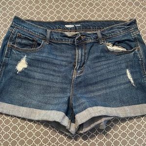 Old navy jean shorts woman’s size 14
